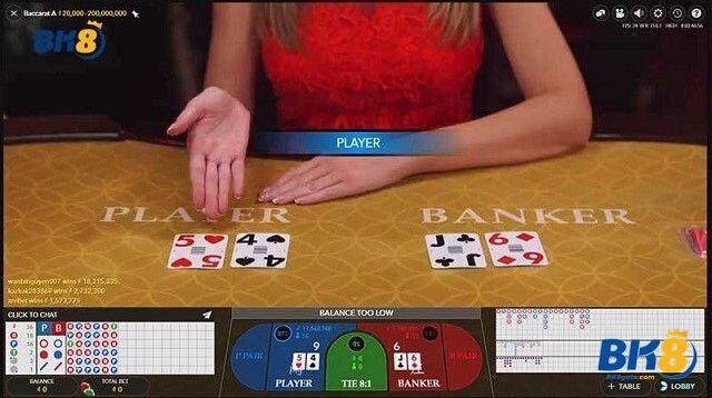 Tham gia trải nghiệm cá cược Baccarat đẳng cấp tại BK8